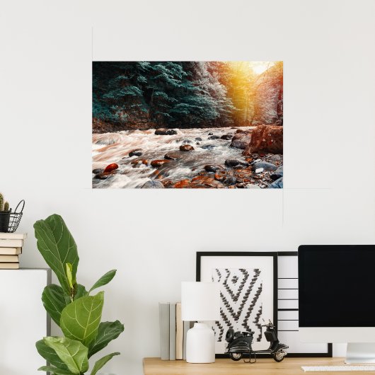 Borjomi creek poster (Thuiskantoor)