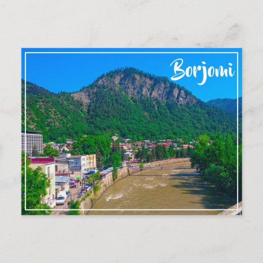 Borjomi Hot Springs Resort Georgia Kaukasus Briefkaart (Voorkant)