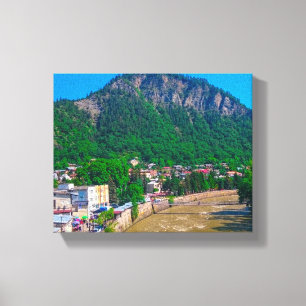 Borjomi Redosrt Georgia Kura Kaukasus Mountains Canvas Afdruk