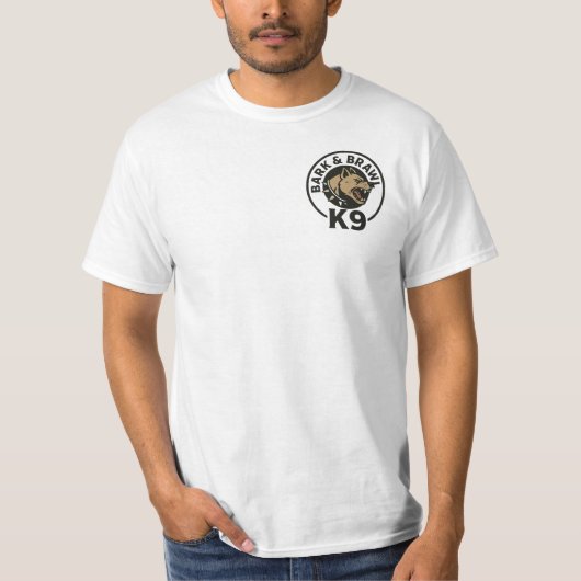 BORK BORK NOM NOM T-SHIRT (Voorkant)