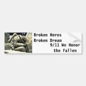Borken Hero Bumpersticker (Voorkant)