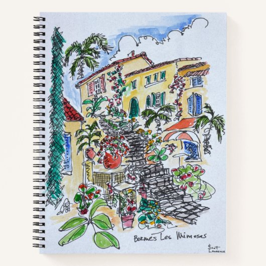 Bormes-les-Mimosas | Provence-alpes-cote d'azur Notitieboek (Voorkant)