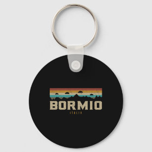 Bormio Bergen Italië Wandelen Buiten Retro Sleutelhanger
