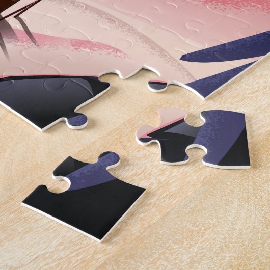 Bormio, Sondrio, Regio Lombardije, Italië ski-post Legpuzzel (Zijkant)