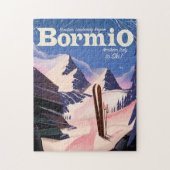Bormio, Sondrio, Regio Lombardije, Italië ski-post Legpuzzel (Verticaal)