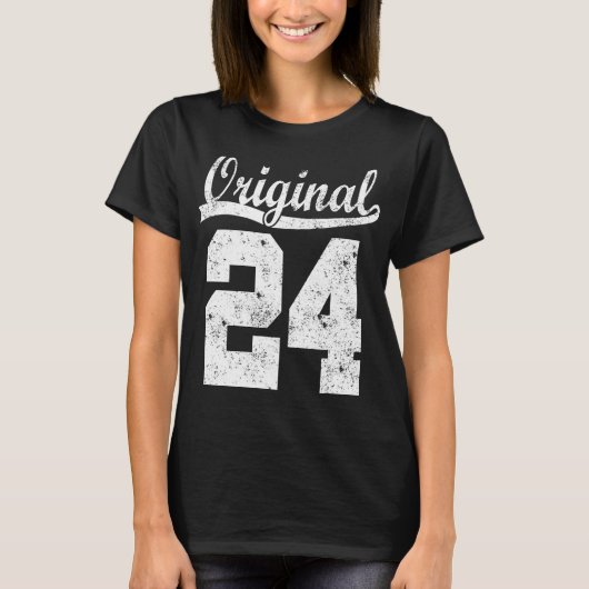 Born 24 birthday shirt (Voorkant)