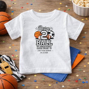 Born 2 Ball Sport Thema Jongen 2de Verjaardagsfees