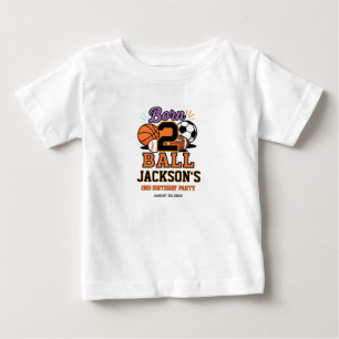 Born 2 Ball Sport-Thema Jongen 2e Verjaardagsfeest