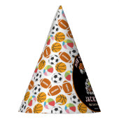 Born 2 Ball Sport Themed Boy 2nd Birthday Party Feesthoedjes (Links)