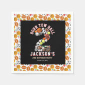 Born 2 Ball Sport Themed Boy 2nd Birthday Party Servet (Voorkant)