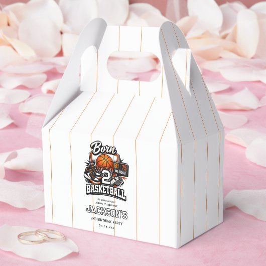 Born 2 Basketball | Sports Themed 2nd Birthday Bedankdoosjes (Huwelijk)