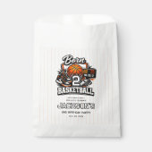 Born 2 Basketball | Sports Themed 2nd Birthday Bedankzakje (Voorkant)