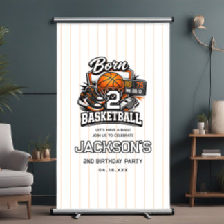 Born 2 Basketball Sports Themed Boy 2nd Birthday  Spandoek