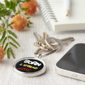 Born 2 Spread Love Key Chain Sleutelhanger (Zijkant)