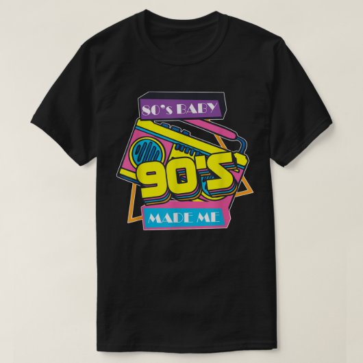 Born 80s Party Radio Disco 1980s Music Retro  T-shirt (Design voorkant)