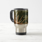 BORN AAN BEDRAG - REISMUG (2) - DEER ANTLERS - NAA REISBEKER (Voorkant links)