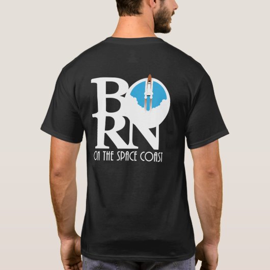BORN AAN DE Ruimtekust T-shirt (Achterkant)