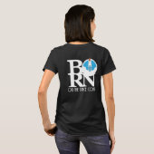BORN AAN DE Ruimtekust T-shirt (Achterkant volledig)