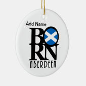 BORN Aberdeen Scotland  Keramisch Ornament (Rechts)