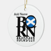 BORN Aberdeen Scotland  Keramisch Ornament (Links)