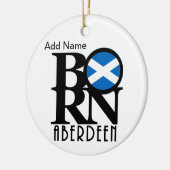 BORN Aberdeen Scotland Keramisch Ornament (Links)