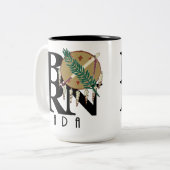 BORN Ada Oklahoma 15oz Tweekleurige Koffiemok (Voorkant links)