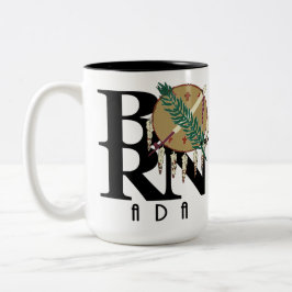 BORN Ada Oklahoma 15oz Tweekleurige Koffiemok