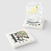 BORN Ada Oklahoma Stenen Onderzetter (Zijkant)