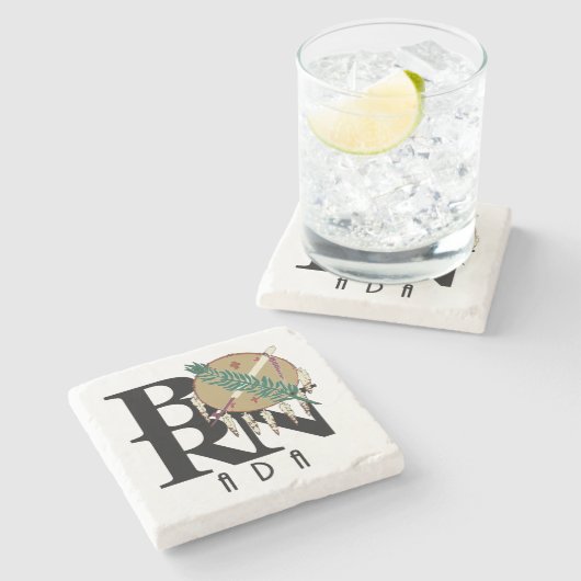 BORN Ada Oklahoma Stenen Onderzetter (Zijkant)