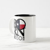 BORN Addison Texas Tweekleurige Koffiemok (Voorkant links)