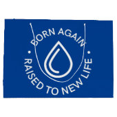 Born Again doopsel cadeau tas Groot Cadeauzakje (Achterkant)