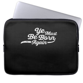 Born Again: een moderne kijk op een tijdloze boods Laptop Sleeve