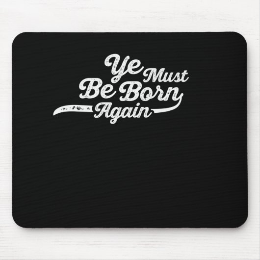 Born Again: een moderne kijk op een tijdloze boods Muismat (Voorkant)