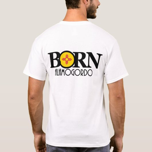 BORN Alamogordo (Afdruk achterzijde) T-shirt (Achterkant)