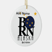 BORN Alaska Keramisch Ornament (Rechts)