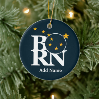 BORN Alaska  Ornament