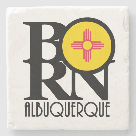 BORN Albuquerque Stenen Onderzetter (Voorkant)