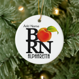 BORN Alpharetta Georgia Keramisch Ornament