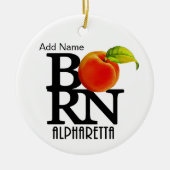 BORN Alpharetta Georgia Keramisch Ornament (Voorkant)