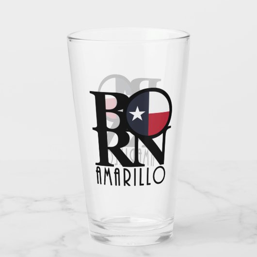 BORN Amarillo Texas Glas (Achterkant)