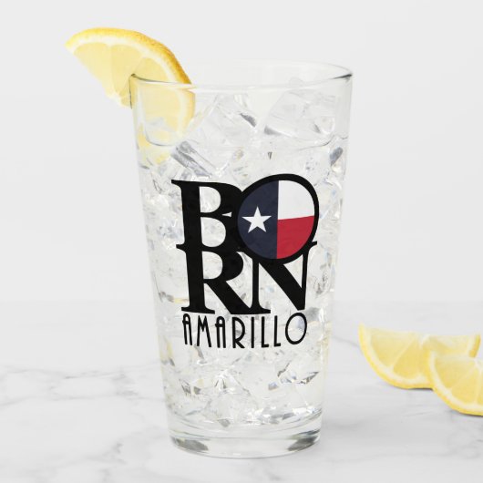 BORN Amarillo Texas Glas (Voorkant ijs)