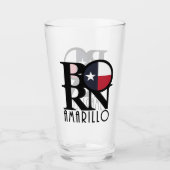BORN Amarillo Texas Glas (Voorkant)