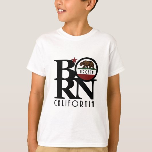 BORN Arcata California T-shirt (Voorkant)