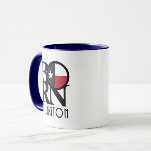BORN Arlington Texas 11oz Mok (Voorkant links)