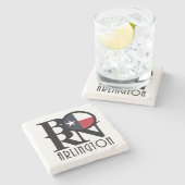 BORN Arlington Texas Stenen Onderzetter (Zijkant)