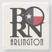 BORN Arlington Texas Stenen Onderzetter (Voorkant)
