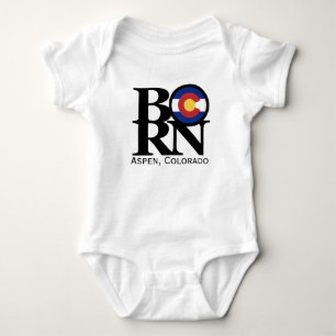 BORN Aspen Colorado Baby One Piece Romper