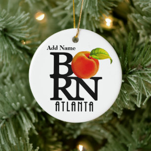BORN Atlanta Georgia  Keramisch Ornament