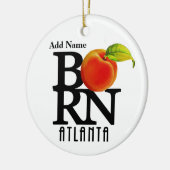 BORN Atlanta Georgia  Keramisch Ornament (Links)