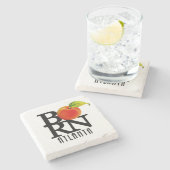 BORN Atlanta Georgia Stenen Onderzetter (Zijkant)